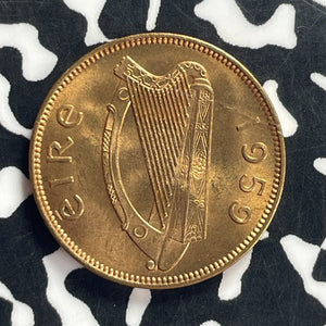 1959 Ireland Farthing Lot#T9145 High Grade! Beautiful!