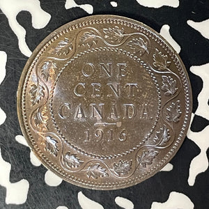 1916 Canada Large Cent Lot#T5910 High Grade! Beautiful!