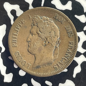 1843 French Colonies 5 Centimes Lot#T8641