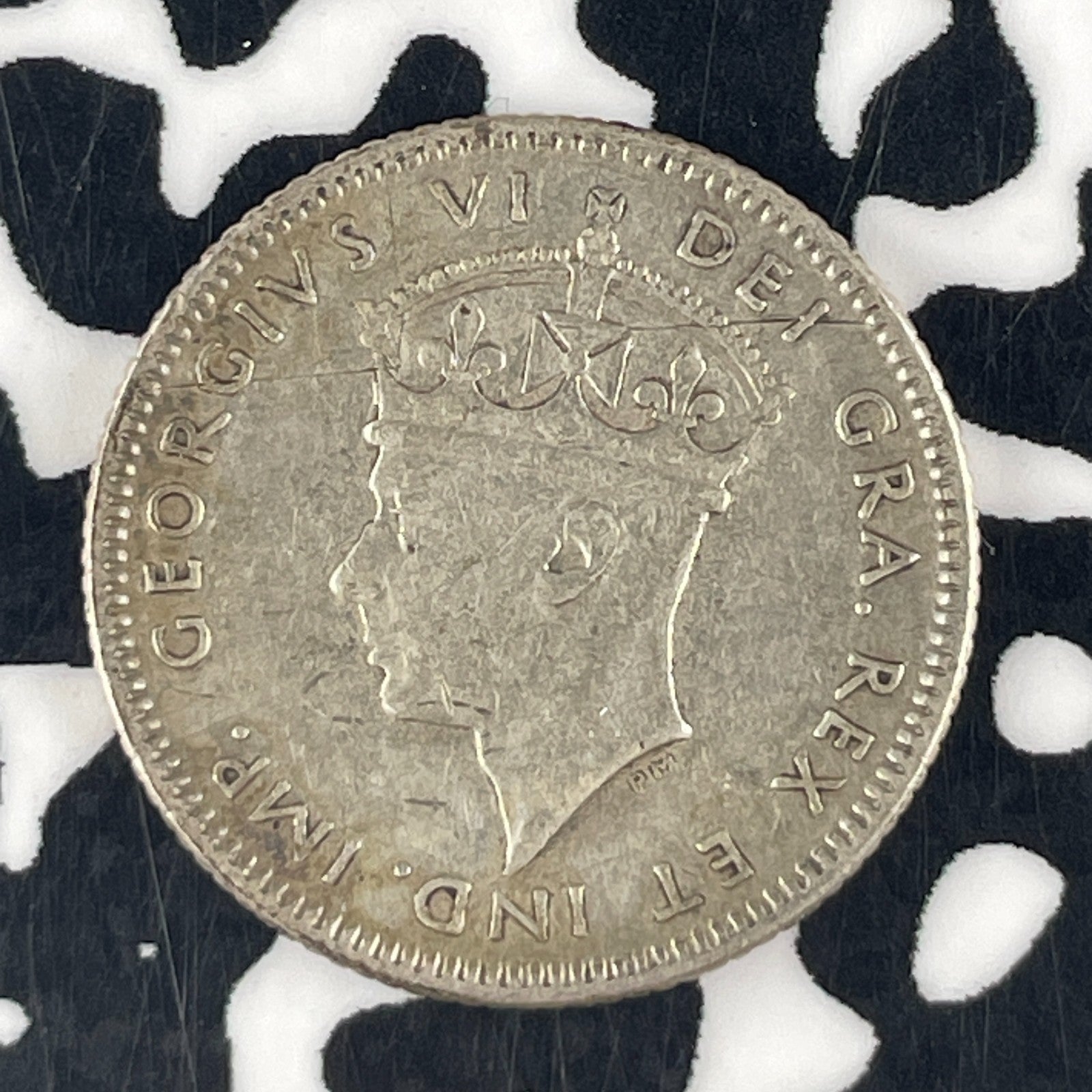 1943-C Newfoundland 10 Cents Lot#F3953 Silver!