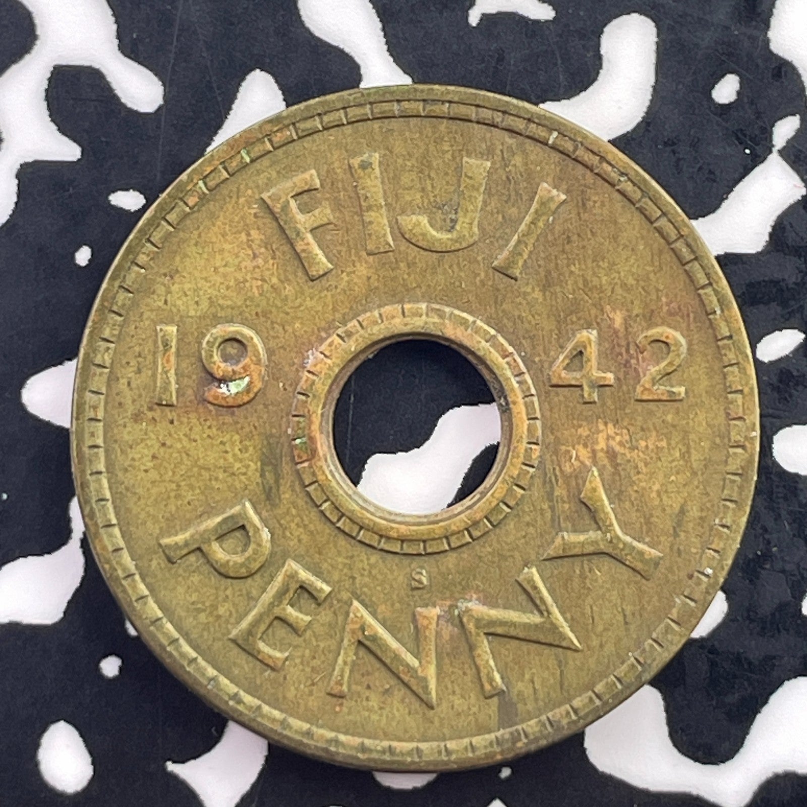 1942 Fiji 1 Penny Lot#C8040