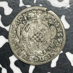 1747 Germany Wurzburg 1 Schilling Lot#T6484 Silver! Scarce! KM#317
