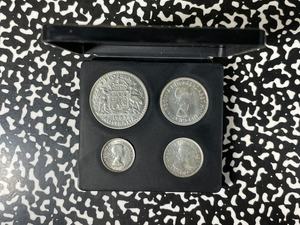 1963 Australia 4x Coin Proof Set Lot#B2525 Silver! With Original Case