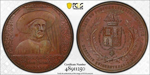 (1894) Portugal Henry The Navigator Quincentenary Medal PCGS SP62 Lot#GV6995