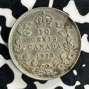 1920 Canada 10 Cents Lot#C1545 Silver!