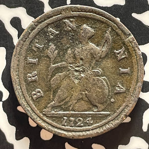 1724 Great Britain 1/2 Penny Half Penny Lot#T5404