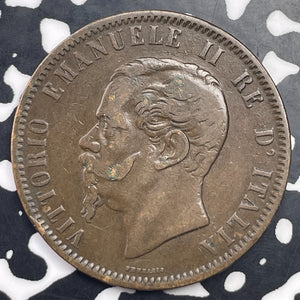 1866-N Italy 10 Centesimi Lot#C1446