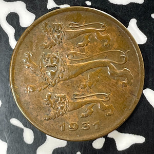 1931 Estonia 5 Senti Lot#T4165