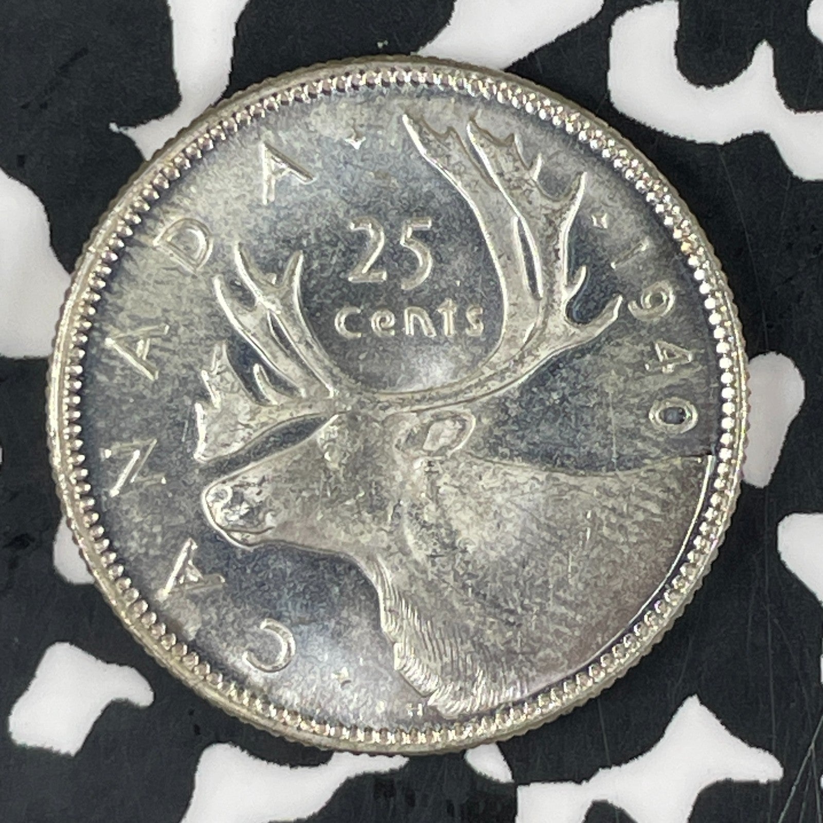 1940 Canada 25 Cents Lot#F1315 Silver! High Grade! Beautiful!