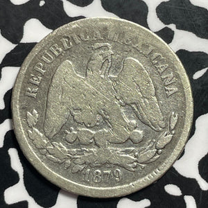 1879-Go S Mexico 25 Centavos Lot#T1505 Silver!