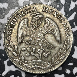 1882/1-Pi MH Mexico 8 Reales Lot#JM7996 Large Silver! Nice!