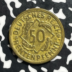 1924-D Germany 50 Pfennig Lot#C0689 Nice!