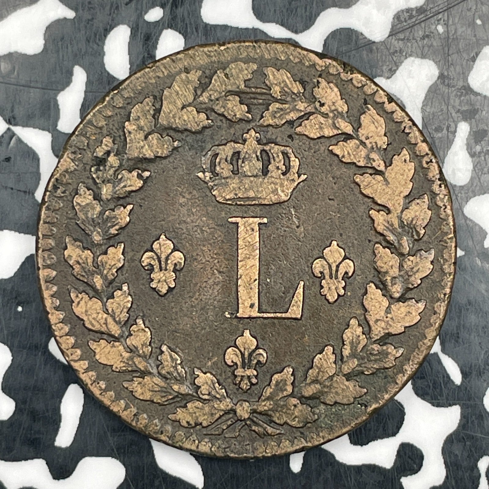 1815-BB France 1 Decime Lot#N3101 KM#701