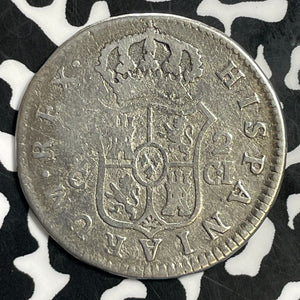 1811 Spain 2 Reales Lot#T0877 Silver!