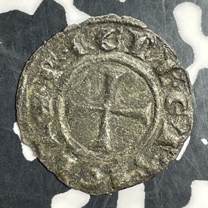 (1197-1250) Italy Sicily Federico II AE Denaro Lot#T0808