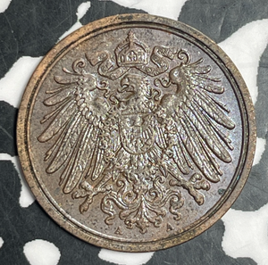 1890-A Germany 1 Pfennig Lot#T3375 Nice!