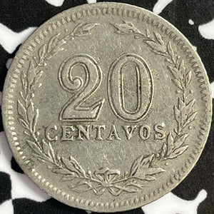 1923 Argentina 20 Centavos Lot#D9405