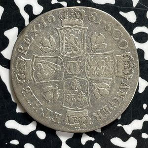 1681 Scotland Charles II 2 Merk 1/2 Dollar Lot#JM9911 Silver! Scarce! S-5619