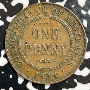 1934 Australia 1 Penny Lot#E5758