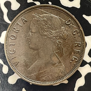 1896 Newfoundland Large Cent Lot#T5801 Beautiful Detail, Obverse Scratch