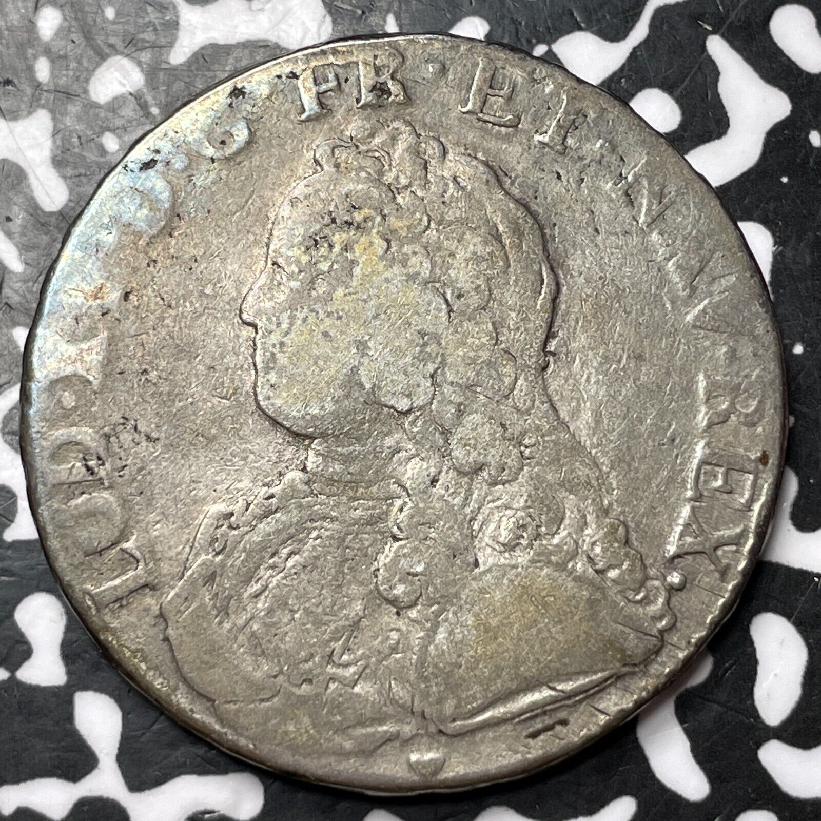 1736-(AIX) France 1 Ecu Lot#JM7309 Large Silver Coin! KM#486.27 