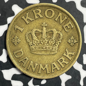 1935 Denmark 1 Krone Lot#E8511