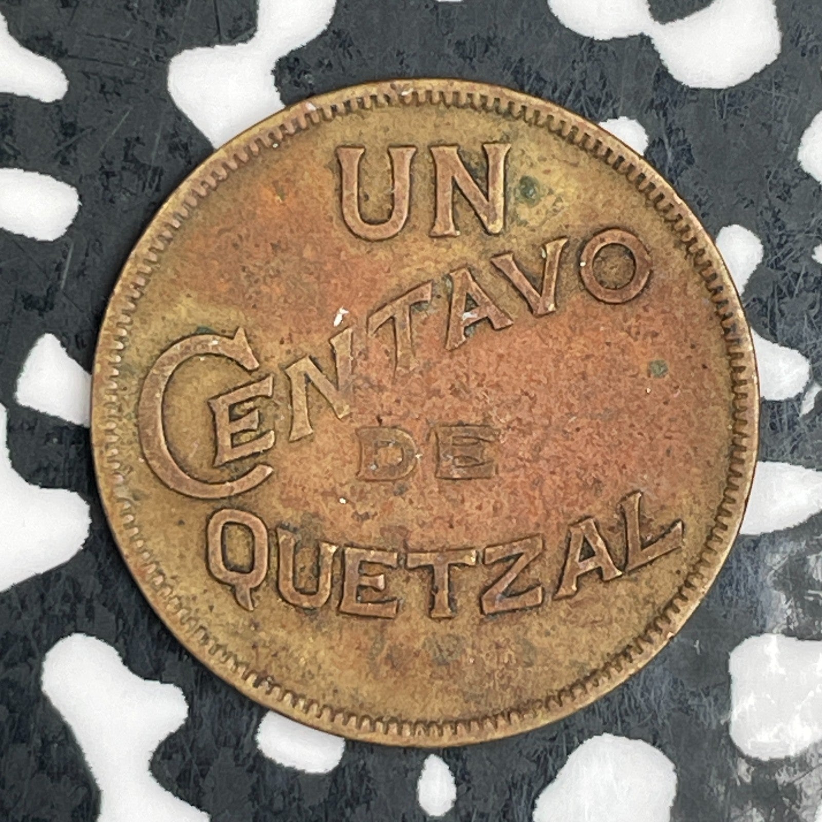 1939 Guatemala 1 Centavo Lot#N0579