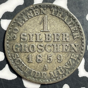 1859-A Germany Prussia 1 Groschen Lot#E7813