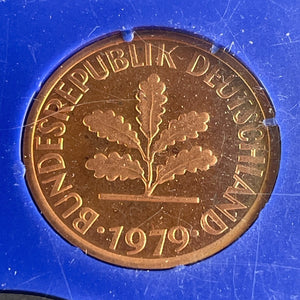 1979-G West Germany 10x Coin Proof Set Lot#B2407 With Case