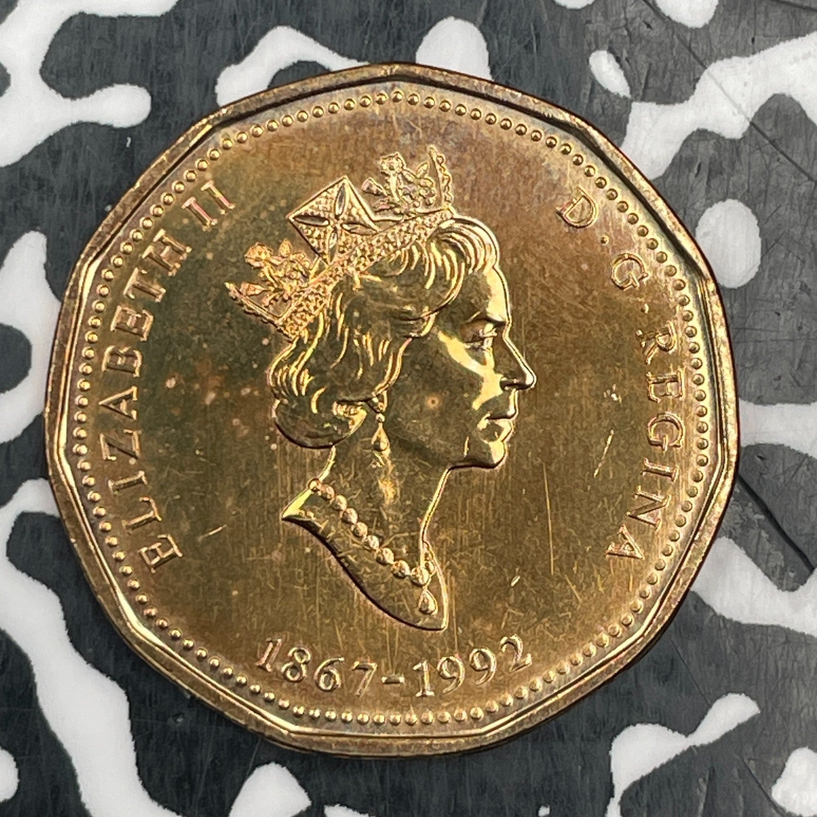 1992 Canada $1 Dollar Lot#N0381 High Grade! Beautiful!