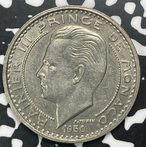 1950 Monaco 100 Francs Lot#C0331