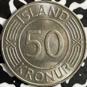 1970 Iceland 50 Kronur Lot#D8261 High Grade! Beautiful!
