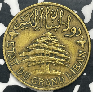 1940 Lebanon 5 Piastres Lot#C0356