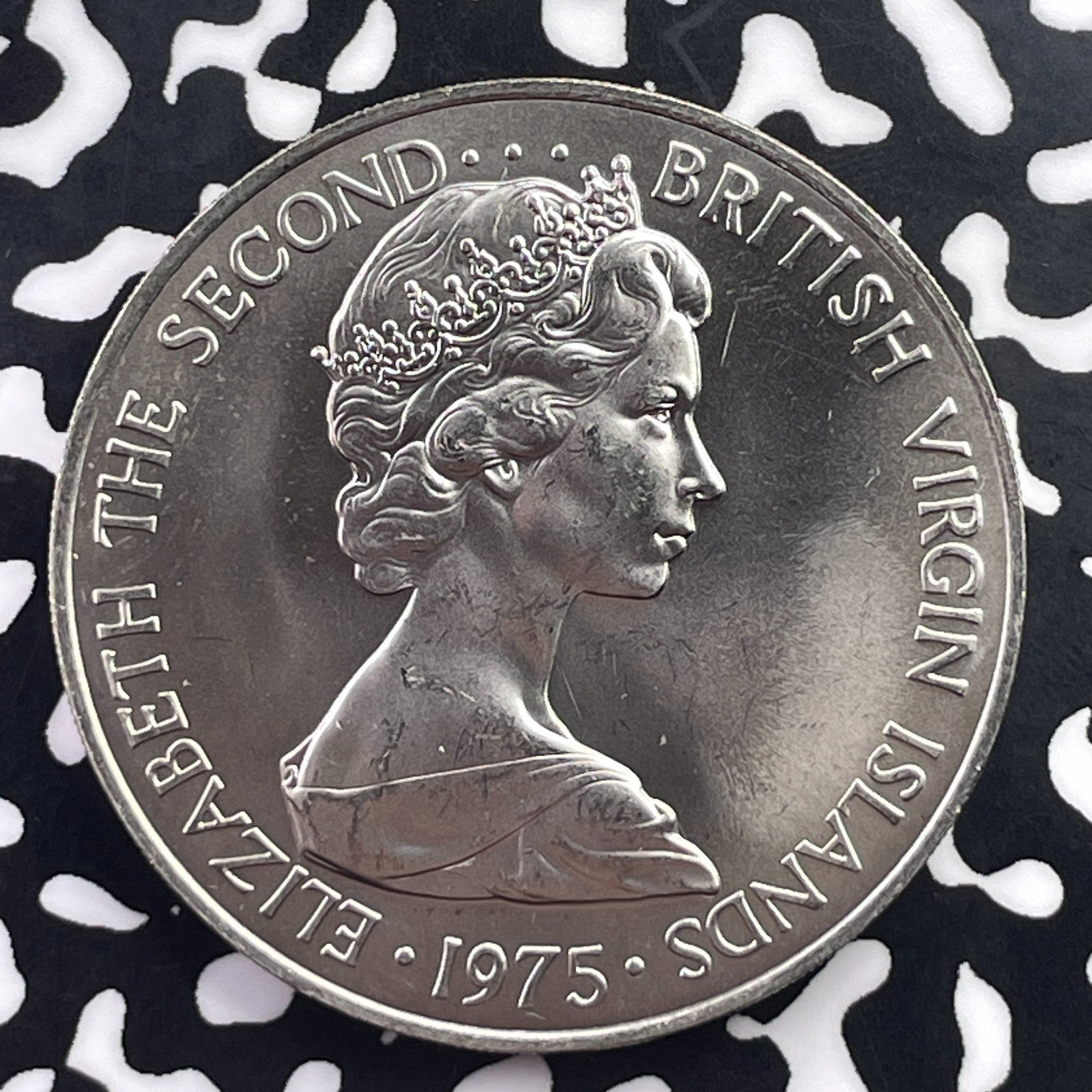 1975 British Virgin Islands $1 Dollar Lot#C5499 Low Mintage