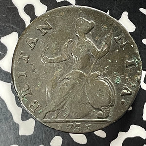 1755 Great Britain 1/2 Penny Half Penny Lot#T5318