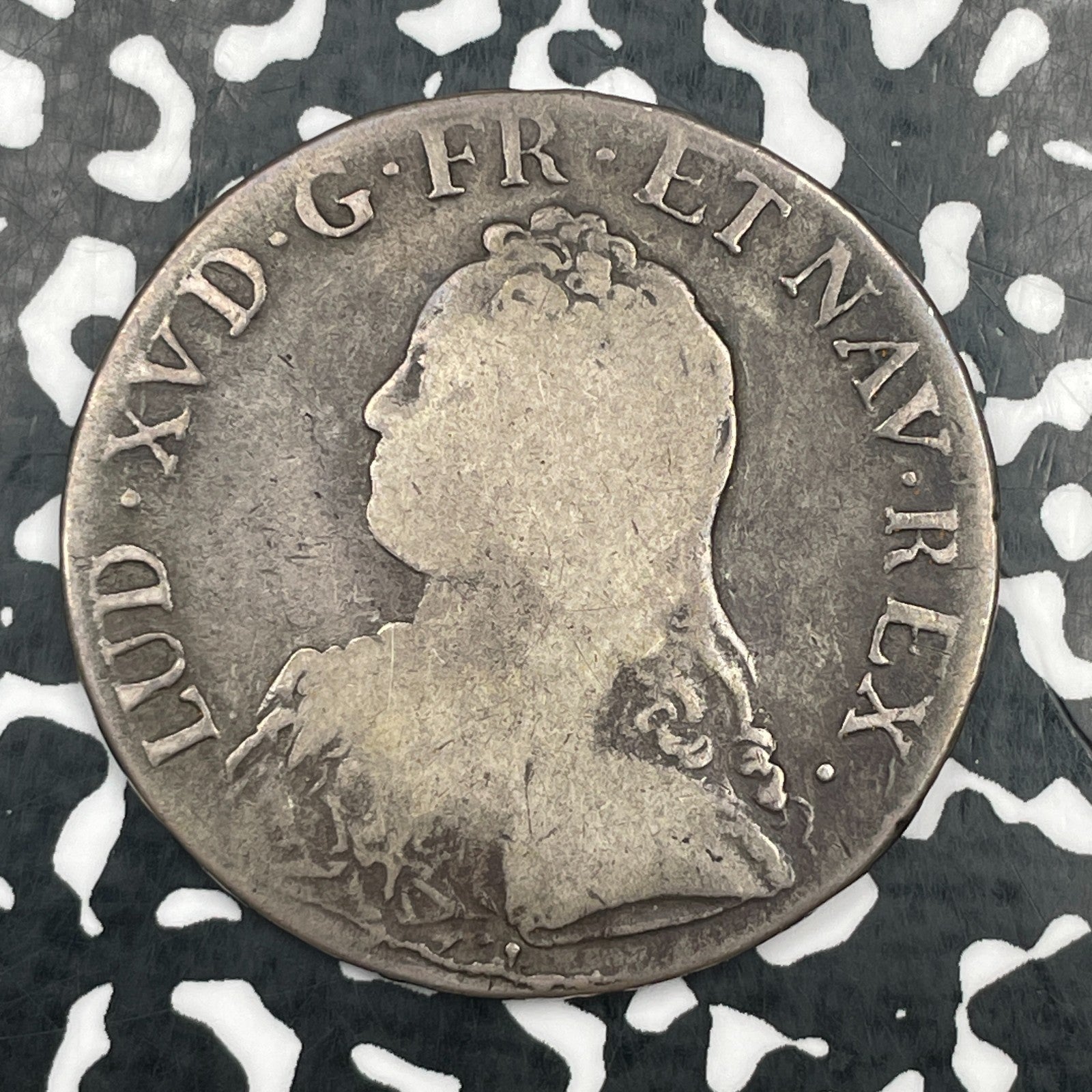 1726-K France 1 Ecu Lot#JM1948 Large Silver!