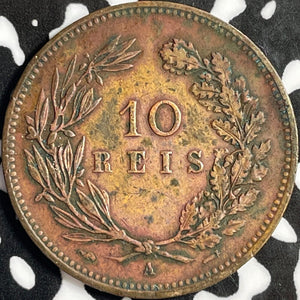 1891-A Portugal 10 Reis Lot#D8516