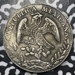 1887-Pi MR Mexico 8 Reales Lot#JM7994 Large Silver!