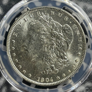 1904-O U.S. $1 Morgan Dollar PCGS MS62 Lot#G421 Silver! Choice UNC!
