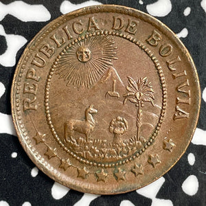 1942 Bolivia 50 Centavos Lot#E3983 High Grade! Beautiful!