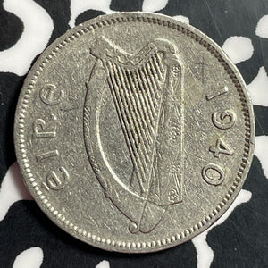 1940 Ireland 6 Pence Sixpence Lot#E7265