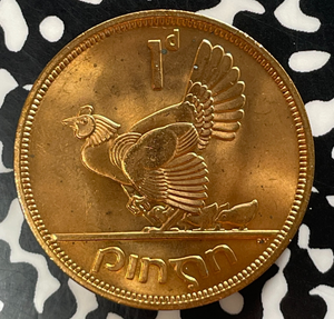 1968 Ireland 1 Penny Lot#T4270 High Grade! Beautiful!