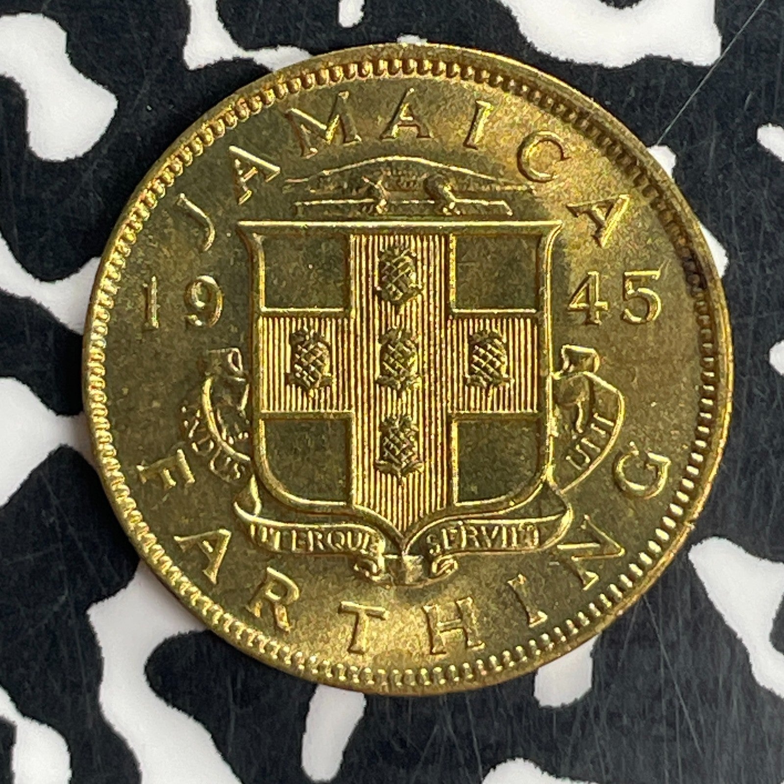 1945 Jamaica 1 Farthing Lot#T8064 High Grade! Beautiful!