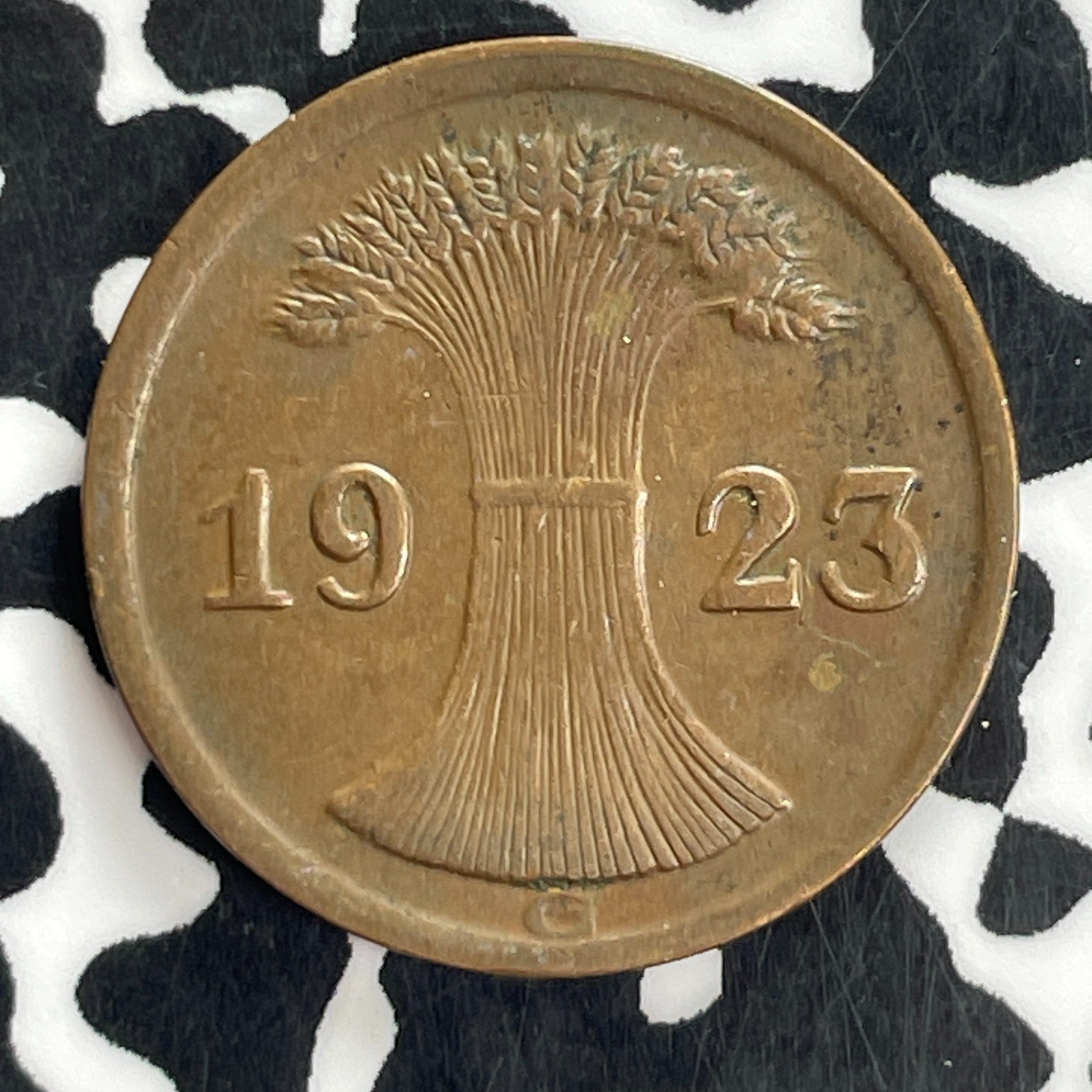 1923-G Germany 2 Pfennig Lot#C3940