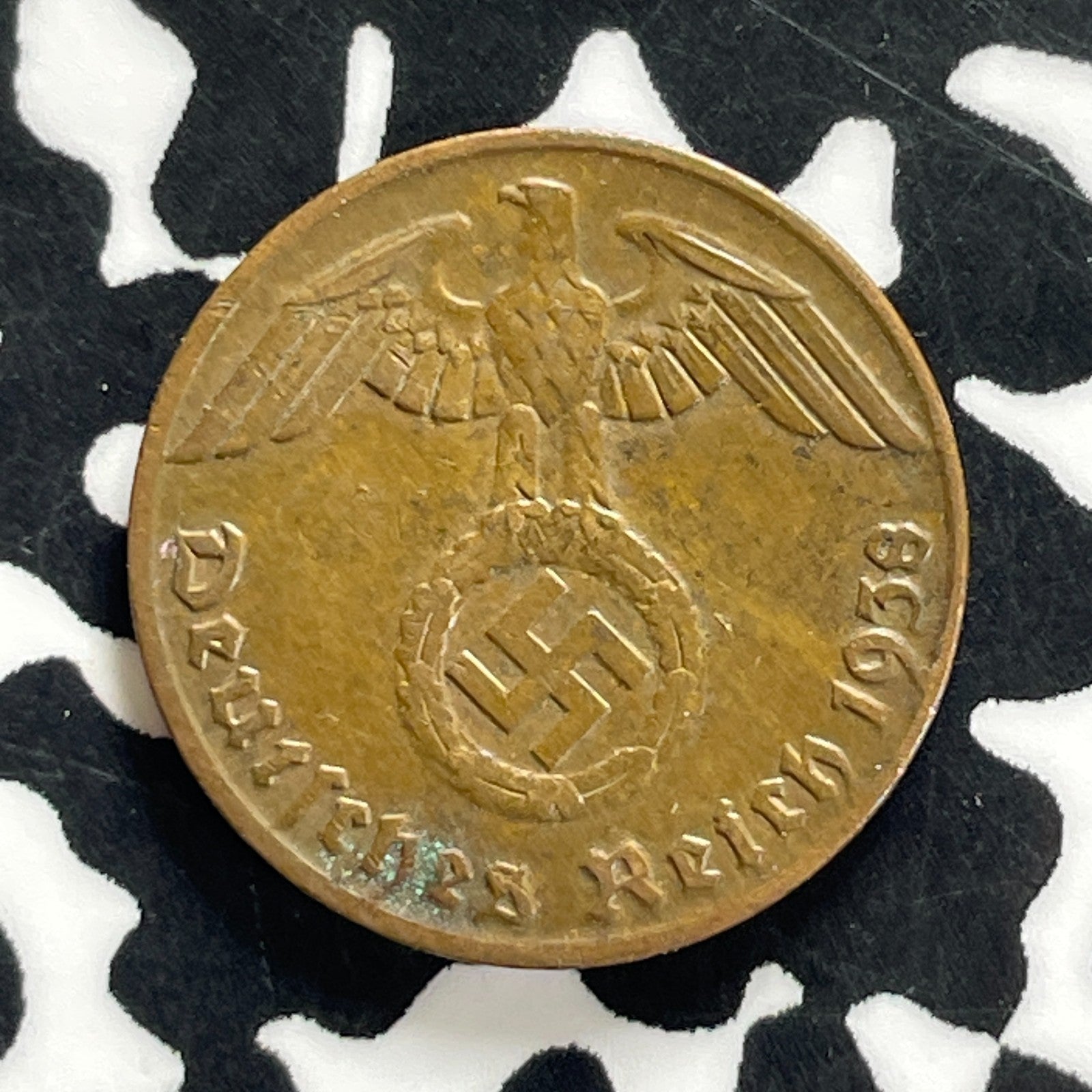 1938-J Germany 1 Pfennig Lot#C3225