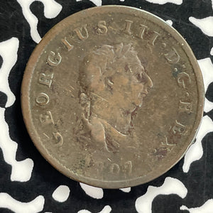 1807 Great Britain 1/2 Penny Half Penny Lot#T9587