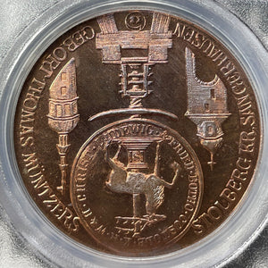 1988 Germany Sangerhausen FGN 20th Anniversary Medal PCGS SP66RB Lot#GV7675