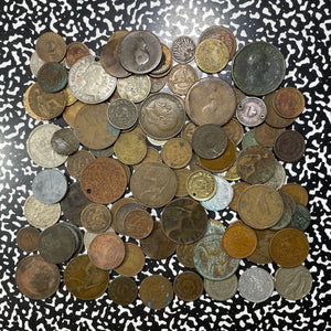 Bulk Lot Of 100x Assorted World Cull Coins Lot#B2282 Mixed Date