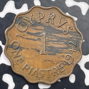 1942 Cyprus 1 Piastre Lot#C1443