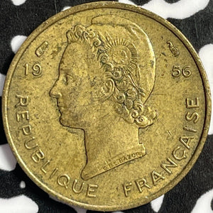 1956 French West Africa 5 Francs Lot#E0717